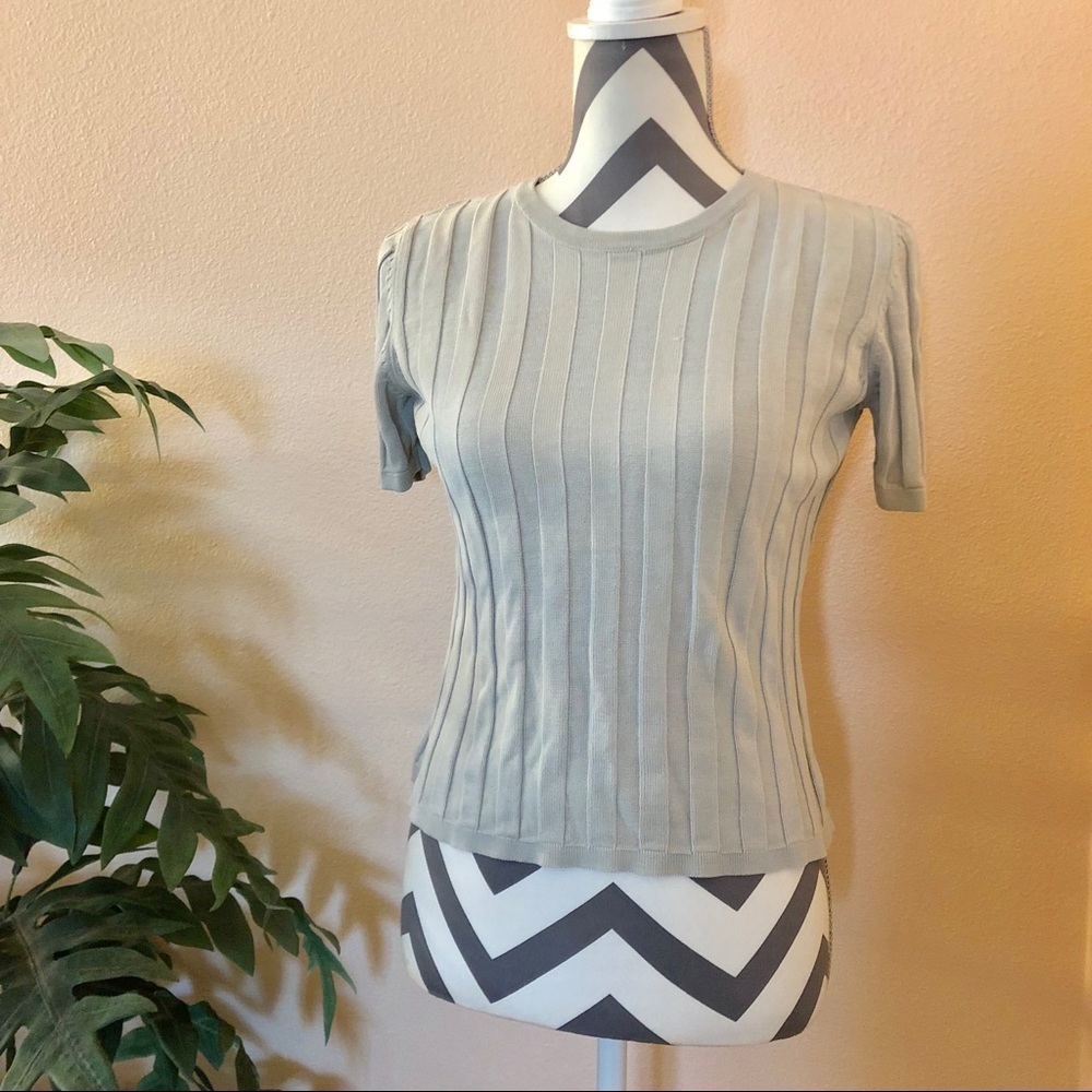 Ann Taylor vintage stripes top